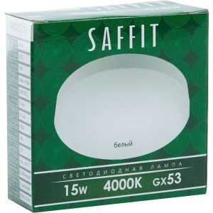 Светодиодная лампа SAFFIT SBGX5315 GX53 15W 4000K 55192