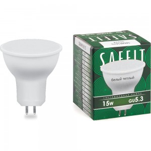 Светодиодная лампа SAFFIT SBMR1615 MR16 GU5.3 15W 2700K 55224