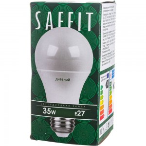 Светодиодная лампа SAFFIT SBA7035 Шар E27 35W 6400K 55199