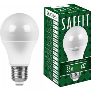 Светодиодная лампа SAFFIT SBA7035 Шар E27 35W 4000K 55198