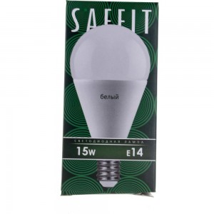 Светодиодная лампа SAFFIT SBG4515 Шарик E14 15W 4000K, 55210