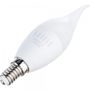Светодиодная лампа SAFFIT SBC3715 Свеча на ветру E14 15W 4000K 55205