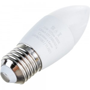Светодиодная лампа SAFFIT SBC3715 Свеча E27 15W 4000K 55206
