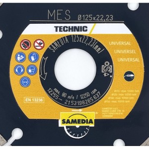 Универсальный алмазный диск SAMEDIA TECHNIC MES 310583