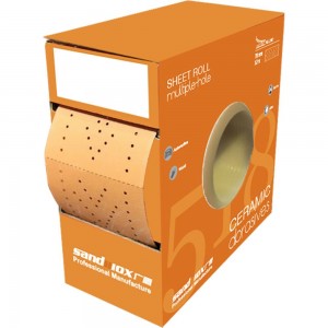 Рулон шлифовальный на бумажной основе 518 Orange Ceramic 70 мм, 12 м, Р240 SANDWOX 518.070.240