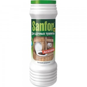 Средство дезодорирующее Антизапах 400 г для дачных туалетов SANFOR 10188