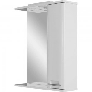 Подвесной зеркальный шкаф для ванной комнаты Sanstar уника 60 белый 370.1-2.4.1