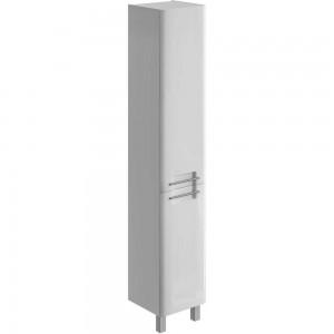 Универсальный шкаф-пенал для ванной комнаты Sanstar уника белый 374.1-3.4.1