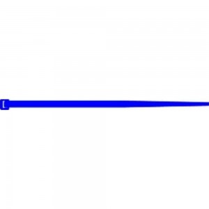 Стяжки SapiSelco синего цвета, 3.5x140 мм, полиамид 6.6, уп. 100 шт. SEL.11.210R