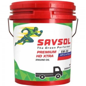 Синтетическое дизельное масло SAVSOL Premium HD Xtra 5W-30, API CI-4 Plus/CH-4/SL, ACEA E7, 20 л SHD05-020