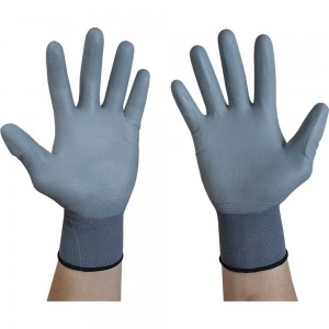 Перчатки для защиты от ОПЗ SCAFFA PU1850T-GR размер 10 00-00011913