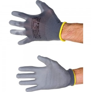 Перчатки для защиты от ОПЗ Scaffa PU1350P-DG размер 8 00-00012434