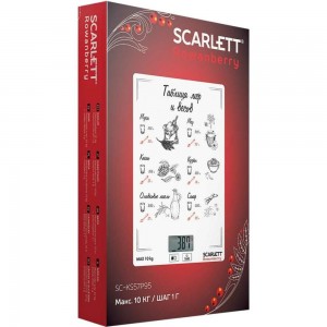 Кухонные весы Scarlett SC-KS57P95