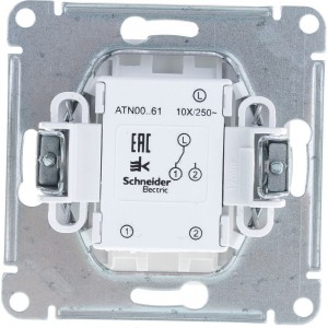 1-клавишный механизм переключателя Schneider Electric ATLAS DESIGN сх.6 10АХ жемчуг ATN000461