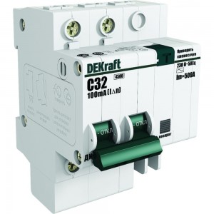 Автоматический выключатель дифференциального тока Schneider Electric со встроенной защитой 1полюс+N 20А 30мА 15158DEK
