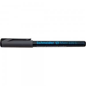 Перманентный маркер Schneider Maxx 220 S черный, игольчатый, 0.4 мм 112401