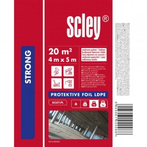 Защитная пленка SCLEY LDPE (40 мкм, 4x5 м) 0410-400405