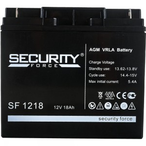 Батарея аккумуляторная Security Force SF 1218