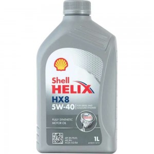 Моторное масло SHELL Helix HX8 5w40 SN, 1л 550052794