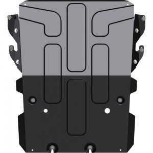 Защита картера SHERIFF для SSANG YONG Rexton/Rexton Sport/Musso 2018-2.2D/ 2.0 MT, AT AWD/ RWD, универсальнай штамповка, сталь 2.0 мм, с крепежом 3914