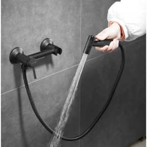 Встроенный гигиенический душ SHEVANIK черный, матовый S107H
