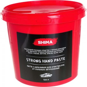 Паста с абразивом для очистки рук SHIMA DETAILER STRONG HAND PASTE 5.6 л 4603740920452