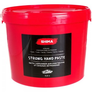 Паста с абразивом для очистки рук SHIMA DETAILER STRONG HAND PASTE 11 л 4603740920445