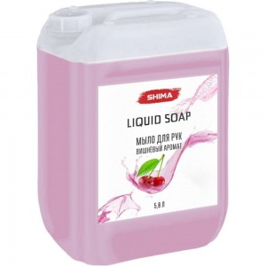 Жидкое мыло SHIMA HOME LIQUID SOAP с дозатором вишневый аромат, 5 л 4634444005091