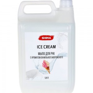 Мыло для рук SHIMA ICE CREAM с ароматом ванильного мороженого, 5 л 4603740920810