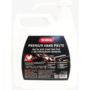Паста для очистки рук с натуральным скрабом SHIMA PREMIUM HAND PASTE 3 л 4603740922289