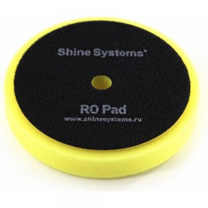 Круг полировальный полутвердый желтый RO Foam Pad Yellow 130 мм Shine systems SS548
