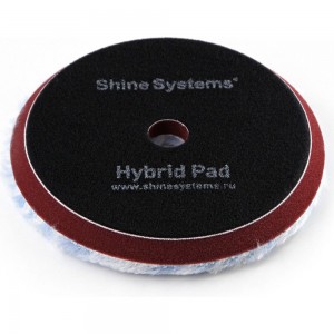 Круг гибридный полировальный Hybrid Pad 155 мм Shine systems SS533