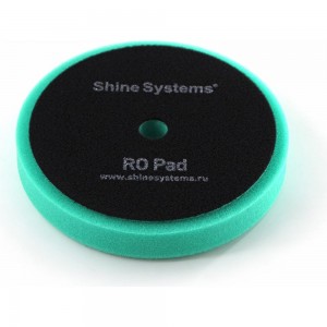 Круг полировальный твердый зеленый RO Foam Pad Green 130 мм Shine systems SS549