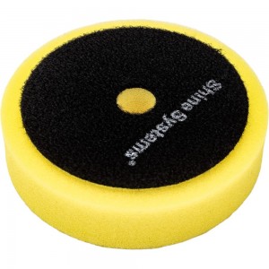 Круг полировальный полутвердый желтый RO Foam Pad Yellow 75 мм Shine systems SS551