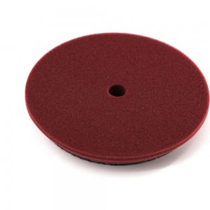 Полировальный круг полутвердый DA Foam Pad Maroon 130 мм, бордовый Shine systems SS559