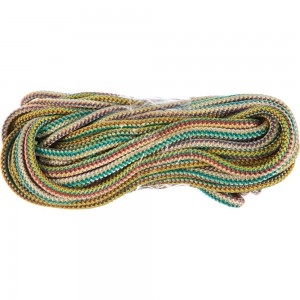 Вязаный полипропиленовый шнур ЩИТ цветной, моток, 8 мм х 20 м 66802