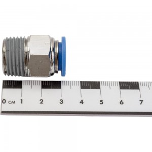 Фитинг цанговый прямой с наружной резьбой 1/2M для трубки диаметром 12 мм SHPI PC 12-R04