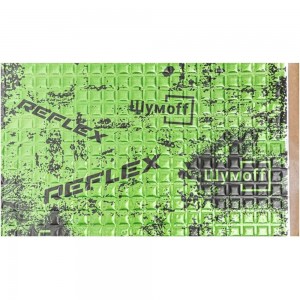 Вибродемпфирующий материал Шумофф Reflex 1 15 листов в пачке НФ-00001876