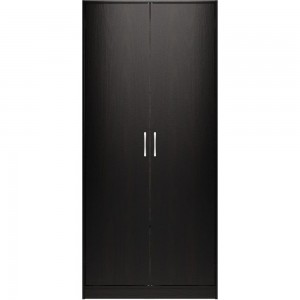 Шкаф Шведский Стандарт ОРИОН 2 двери, 79x55x175 см, черный, дуб венге 2.01.01.020.5