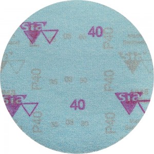 Круг шлифовальный на липучке siaflex 1948 (50 шт; 125 мм; без отверстий; P40) sia Abrasives sf50-125-0-040