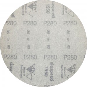 Круг шлифовальный на липучке siaspeed 1950 (5+1 шт; 150 мм; без отверстий; P280) sia Abrasives ss6-150-0-280