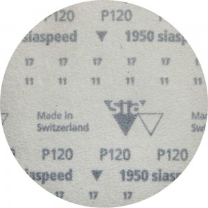 Круг шлифовальный на липучке siaspeed 1950 (5+1 шт; 125 мм; без отверстий; P120) sia Abrasives ss6-125-0-120