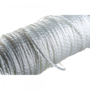 Кручёный капроновый шнур, диаметр 2мм, длина 50м, катушка, 70кгс СИБИН 50527