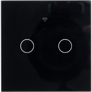 2-кнопочный выключатель SIBLING Powerlite-WS2B0 (черный) без 0 00-00017028