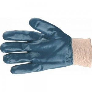 Трикотажные перчатки с обливом из бутадиен-нитрильного каучука СИБРТЕХ манжет, M 67830