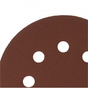 Круг абразивный перфорированный на ворсовой подложке под липучку 5 шт, 125 мм, P220 СИБРТЕХ 738097