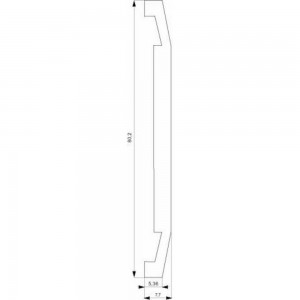 Одноместная рамка Siemens DELTA LINE белый 5TG25510