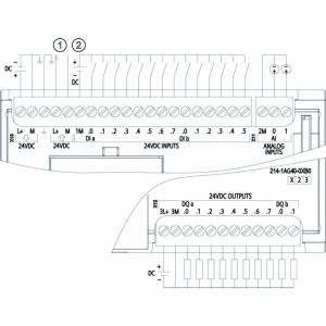 Компактное цпу Siemens SIMATIC S7-1200, 6ES7214-1AG40-0XB0 6ES72141AG400XB0