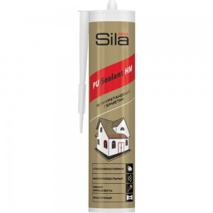 Полиуретановый герметик Sila PRO PU Sealant HM WHITE высокомод., белый RAL 9010, 300 мл SLPUSW300