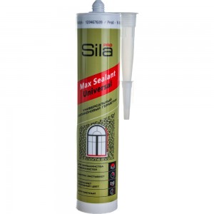 Силиконовый универсальный герметик Sila PRO Max Sealant, ��оричневый, 290 мл SSUBR0290